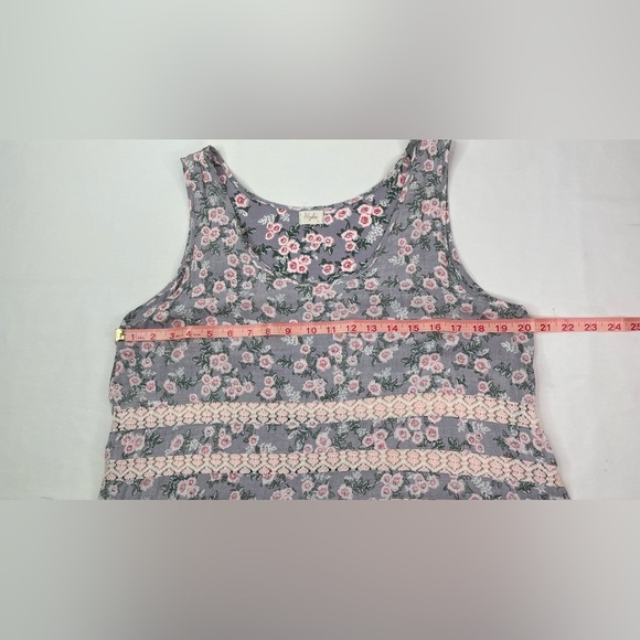 Hyku Boho Open Lace Trim Tank Top Sundress Size Large - Picture 7 of 9